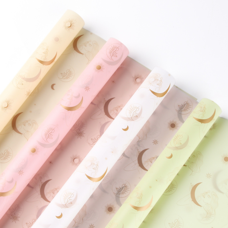 Moon Goddess Bouquet Wrapping Paper