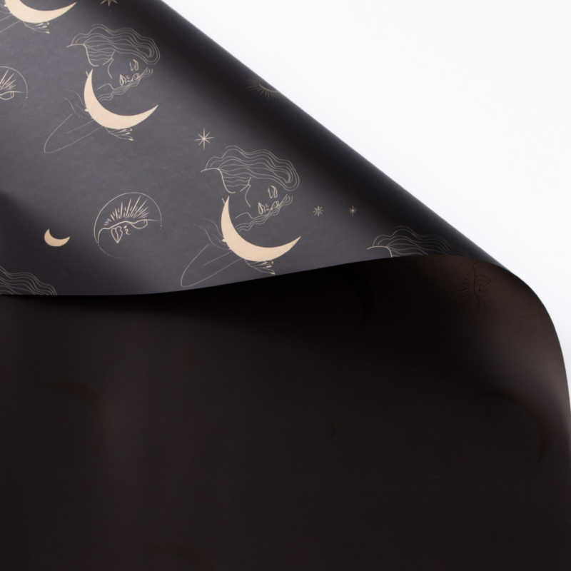 Moon Goddess Bouquet Wrapping Paper