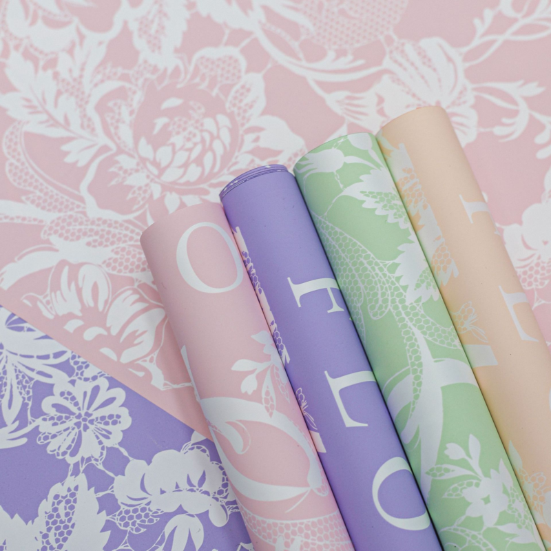 Lace-Patterned Wrapping Paper