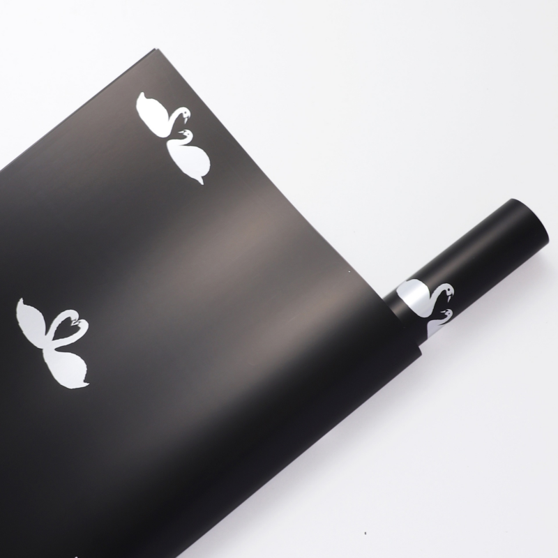 Swan Flower Wrapping Paper