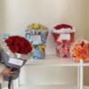 Extra-Thick Fluorescent Mirror-Finish Bouquet Wrapping Paper