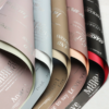 English-Print Silver Metallized Flower Wrapping Paper (Bouquet Paper)
