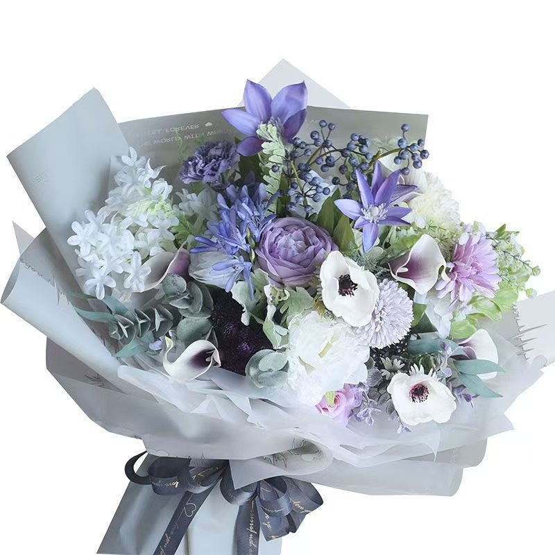 微信图片_20260410111950_8121_1 Heartbeat Jelly Flower Bouquet Wrapping Paper