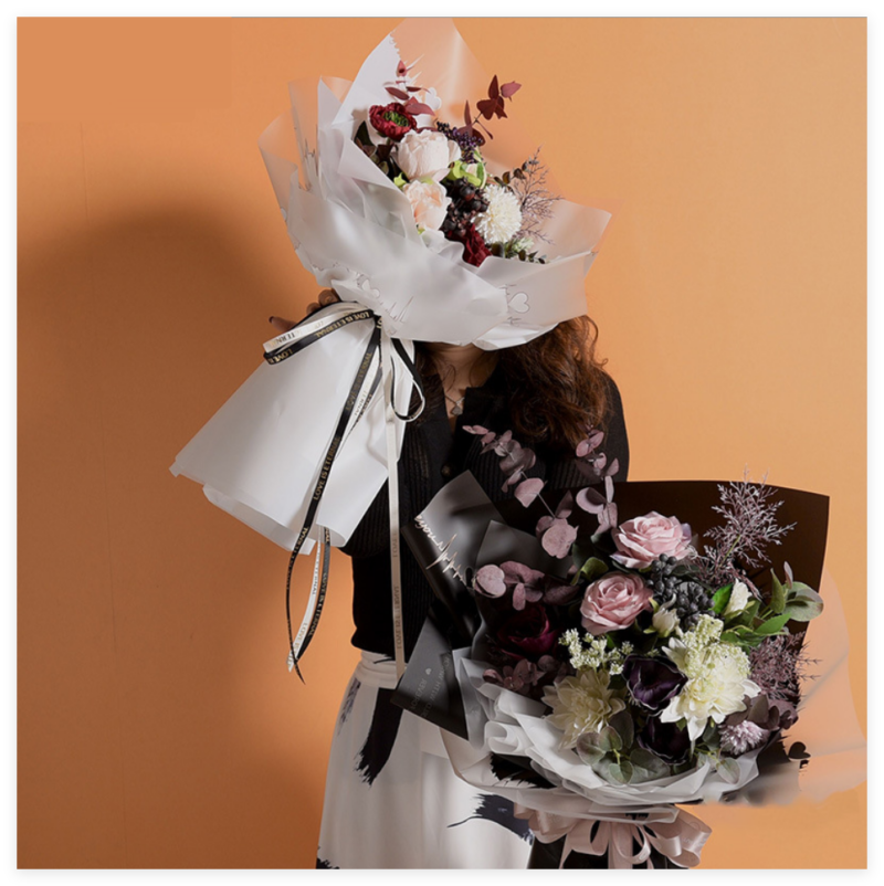 微信图片_20260410111956_8122_1 Heartbeat Jelly Flower Bouquet Wrapping Paper