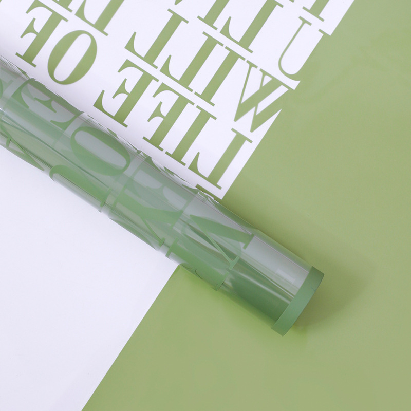 Large-Format Floral Letter Wrapping Paper