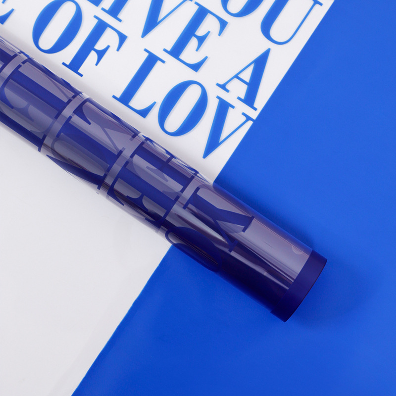 Large-Format Floral Letter Wrapping Paper