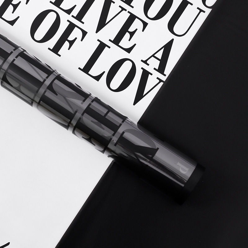 Large-Format Floral Letter Wrapping Paper