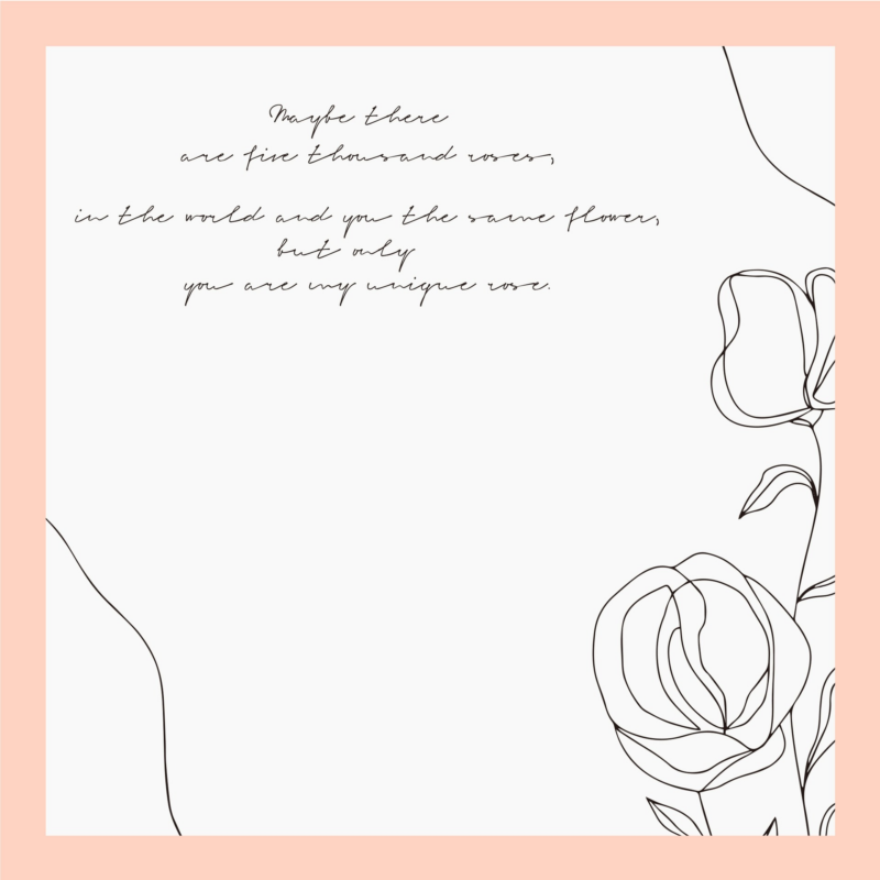 INS-Style Floral Wrapping Paper