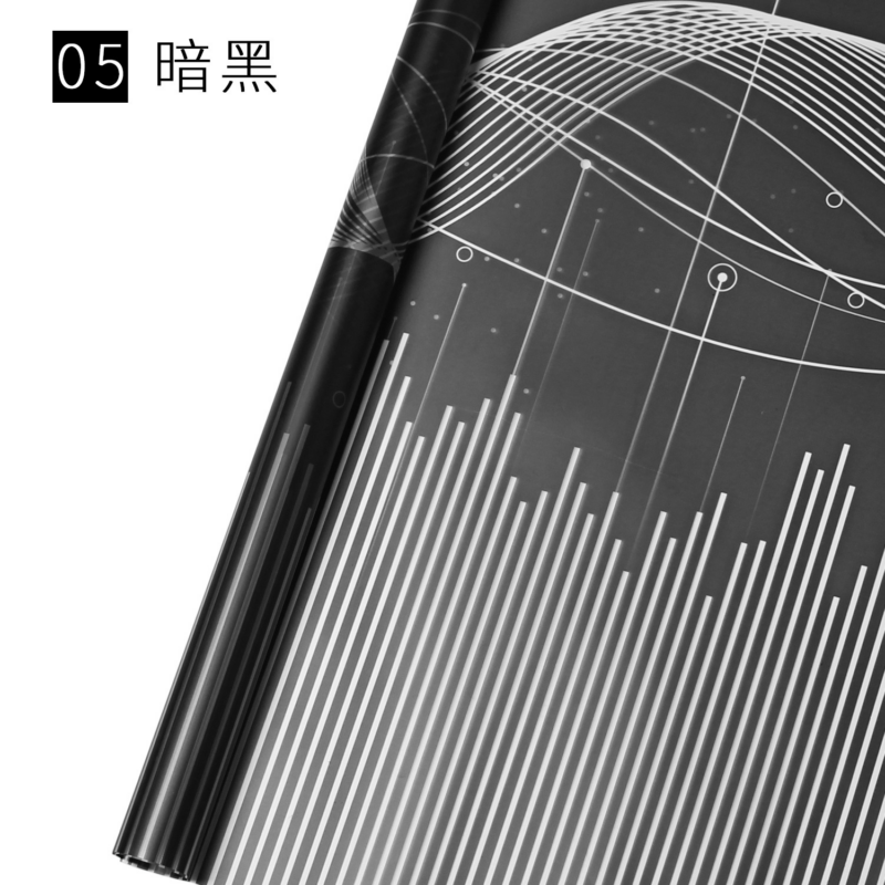 "Dancing Youth" Korean-Style Paper Flower Bouquet Wrapping Paper