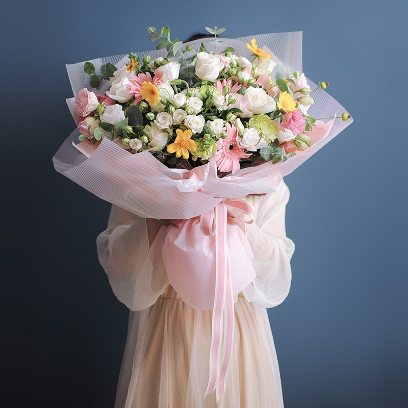Heartstrings Bouquet Wrapping Paper