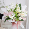 Minimalist Gradient Floral Wrapping Paper