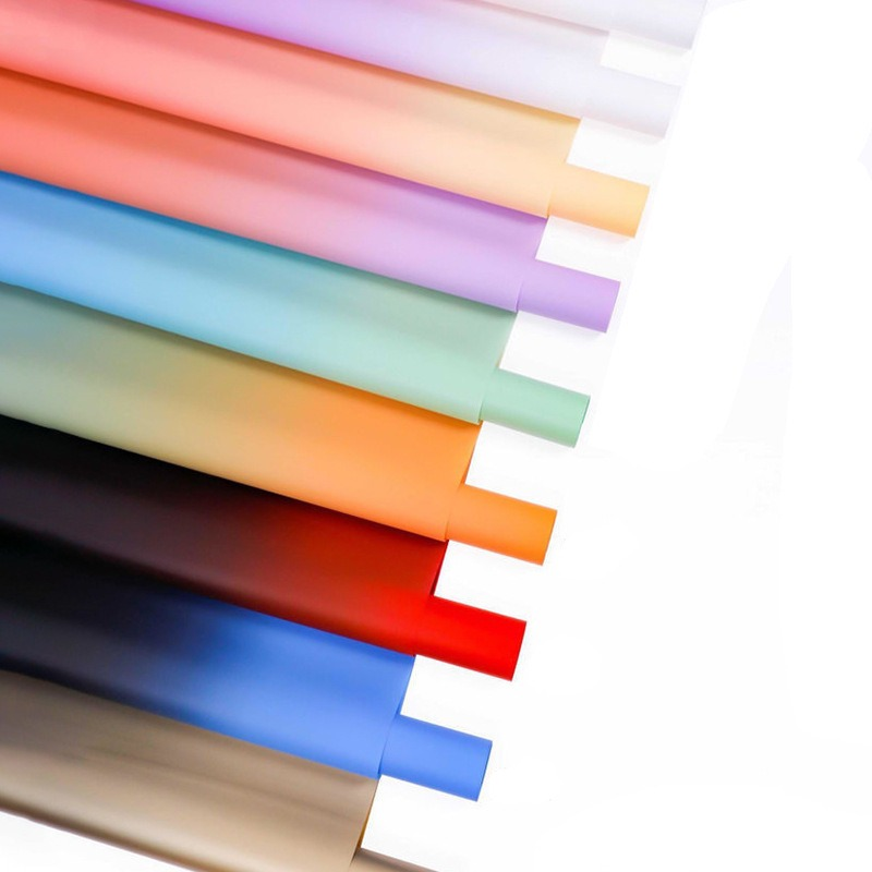 Minimalist Gradient Floral Wrapping Paper