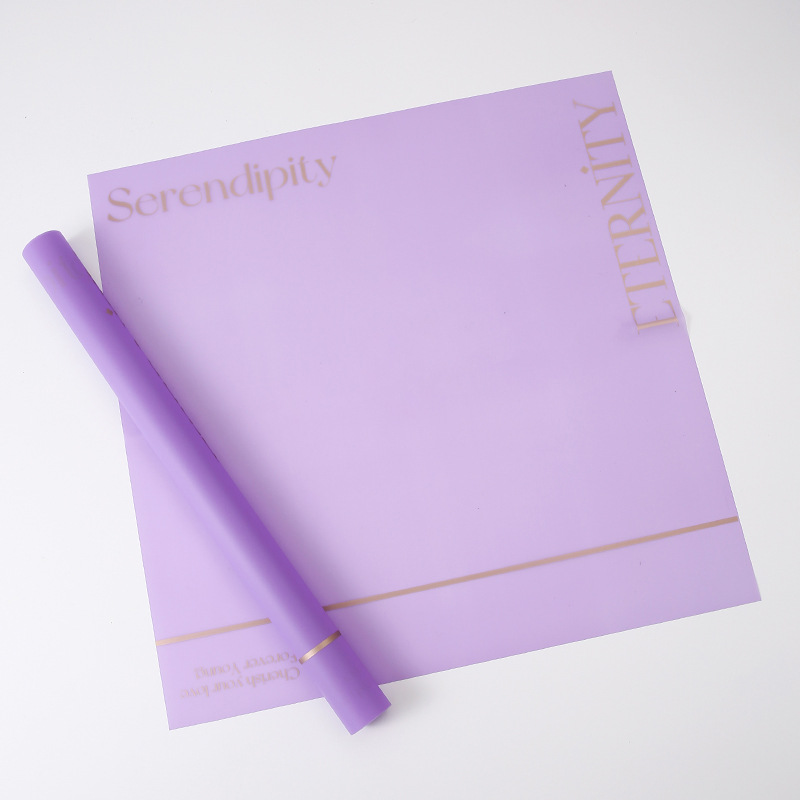 Simple Jelly Flower Bouquet Wrapping Paper