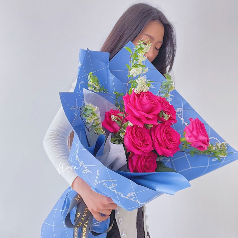 "Happy Every Day" Floral Wrapping Paper