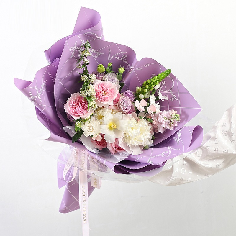 "Happy Every Day" Floral Wrapping Paper