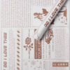Cartier News Floral Wrapping Paper