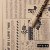 Cartier News Floral Wrapping Paper