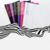 Zebra-Print Floral Wrapping Paper