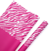 Zebra-Print Floral Wrapping Paper