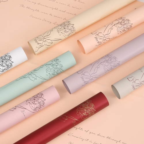 微信图片_20260410162657_8453_1 French Romantic Bouquet Wrapping Paper
