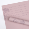 French Romantic Bouquet Wrapping Paper