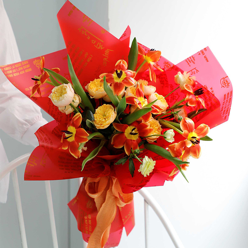 Romantic Floral Wrapping Paper
