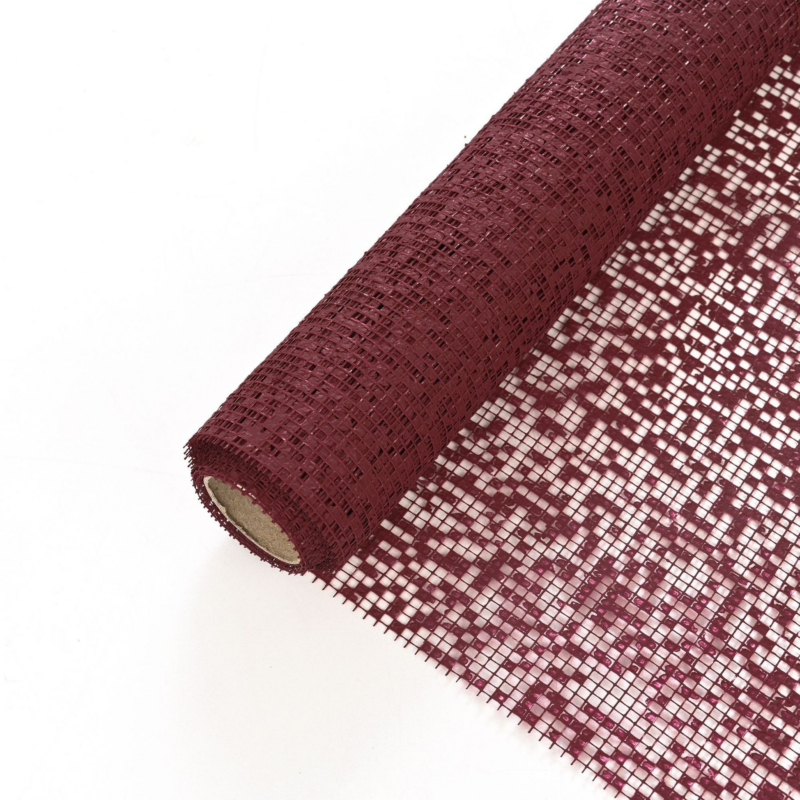 Korean-Style Floral Packaging: Jacquard Mesh Bouquet Wrap