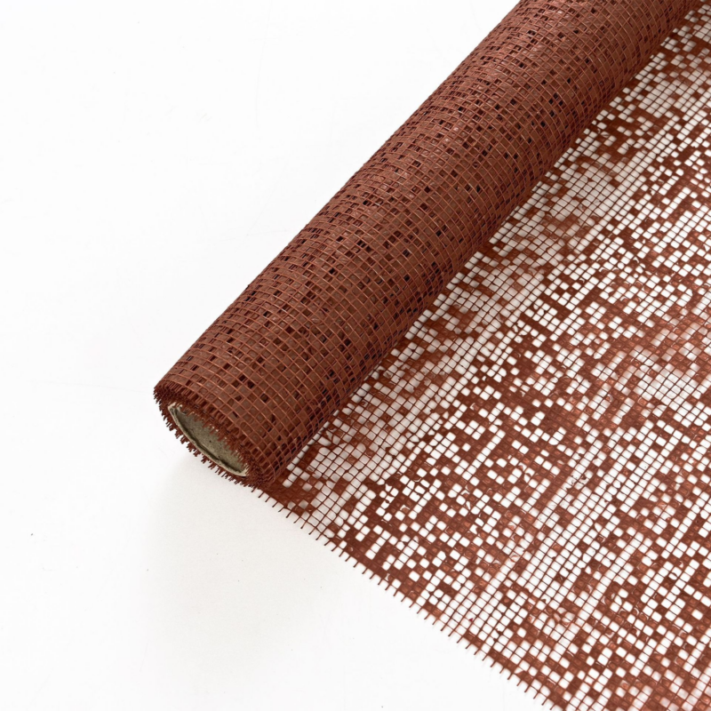 Korean-Style Floral Packaging: Jacquard Mesh Bouquet Wrap