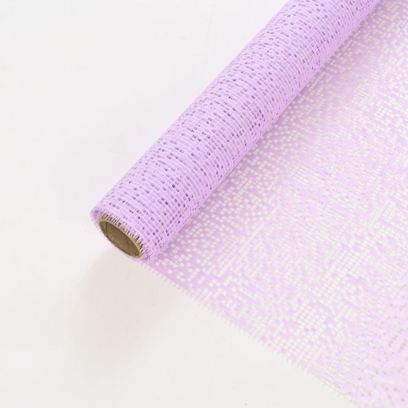 Korean-Style Floral Packaging: Jacquard Mesh Bouquet Wrap