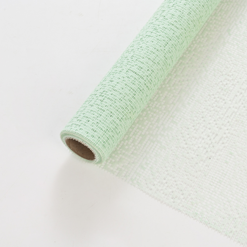 Korean-Style Floral Packaging: Jacquard Mesh Bouquet Wrap