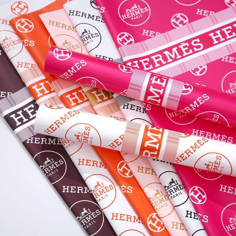 Hermès Floral Wrapping Paper