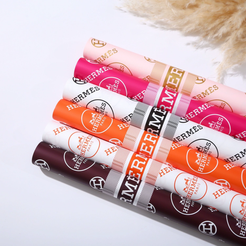 Hermès Floral Wrapping Paper