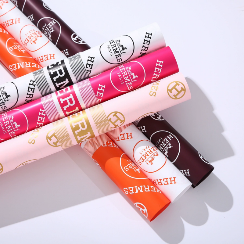 Hermès Floral Wrapping Paper