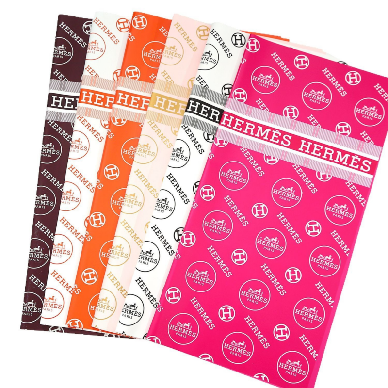 Hermès Floral Wrapping Paper