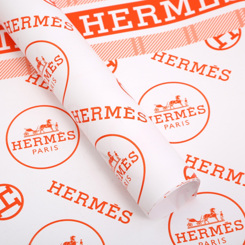 Hermès Floral Wrapping Paper