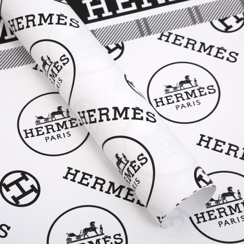 Hermès Floral Wrapping Paper