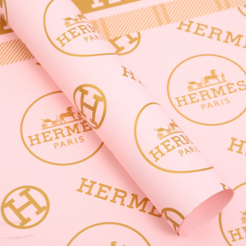 Hermès Floral Wrapping Paper