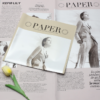 微信图片_20260410194242_8545_1 New Fashion Weekly Series: Floral Wrapping Paper — "Modern Girl" English Newspaper Style