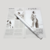 微信图片_20260410194436_8548_1 New Fashion Weekly Series: Floral Wrapping Paper — "Modern Girl" English Newspaper Style