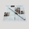 微信图片_20260410194548_8552_1 New Fashion Weekly Series: Floral Wrapping Paper — "Modern Girl" English Newspaper Style