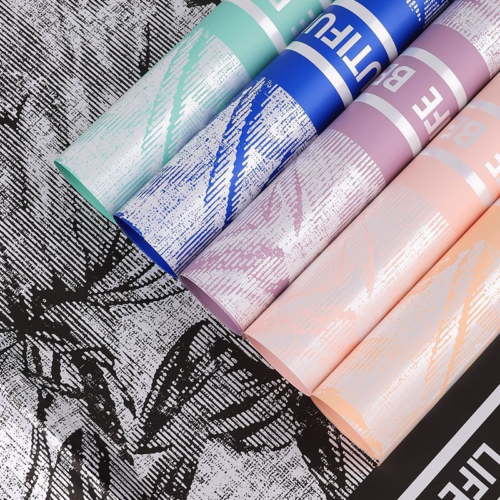 Star Map Print Waterproof English-Text Floral Wrapping Paper
