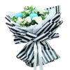 Striped Floral Wrapping Paper