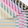 Striped Floral Wrapping Paper