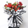 Striped Floral Wrapping Paper