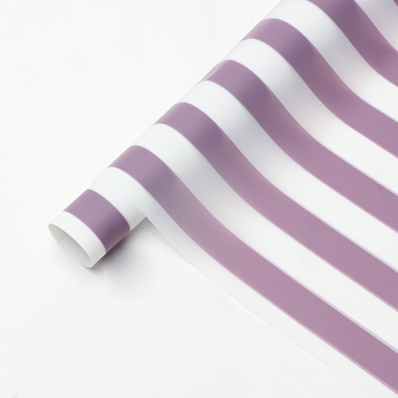 Striped Floral Wrapping Paper