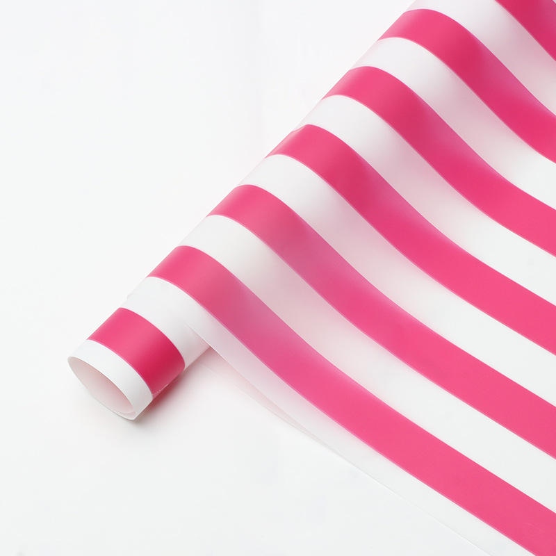 Striped Floral Wrapping Paper