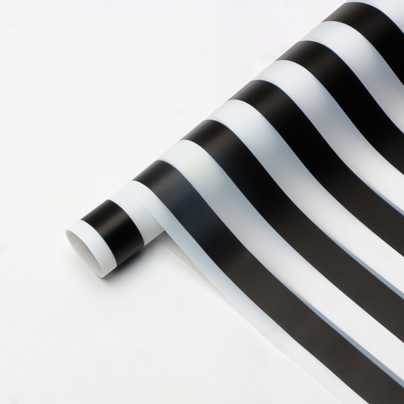 Striped Floral Wrapping Paper