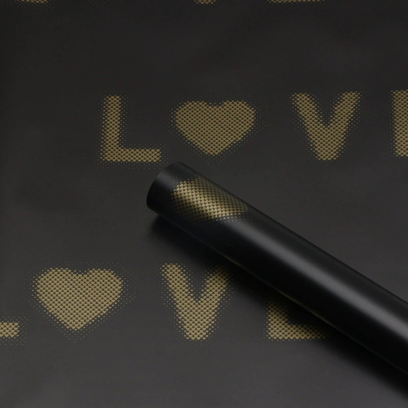 LOVE Floral Wrapping Paper