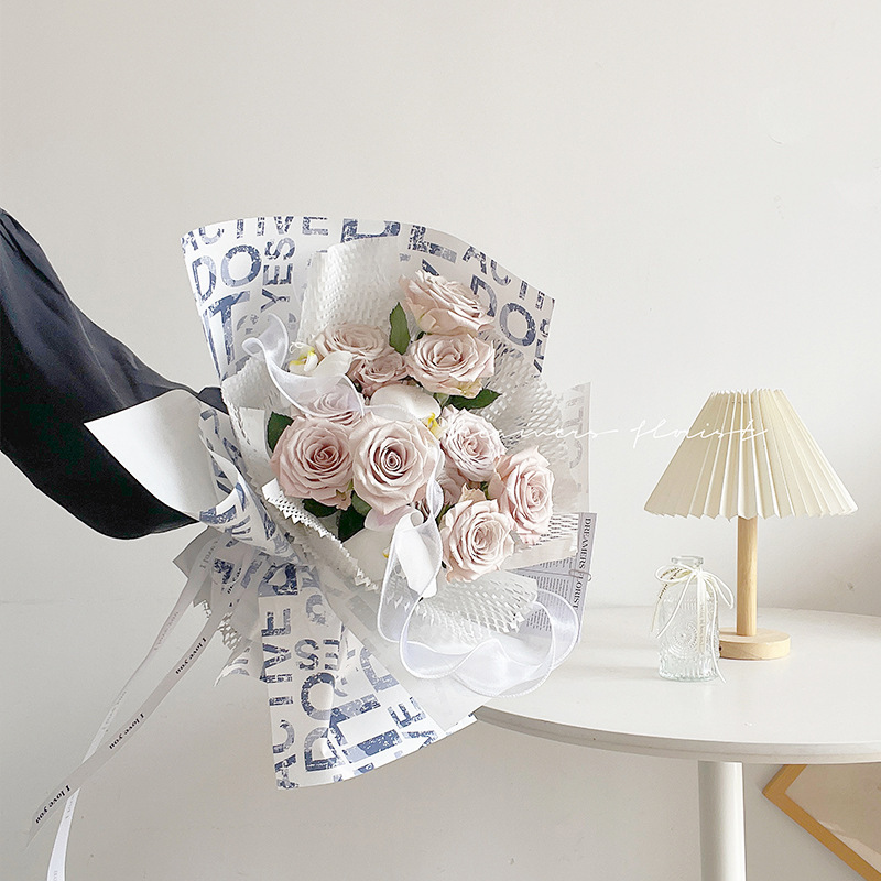 Vintage English Floral Wrapping Paper