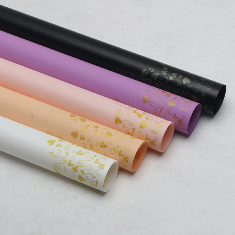 "Love Around the Corner" Matte Floral Wrapping Paper